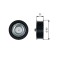 GATES T36473 DriveAlign&reg; Rola ghidare/conducere, curea transmisie