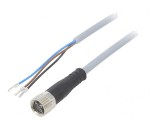 Cablu de Conectare M8 3-Pin 2.5m 60VAC 60VDC
