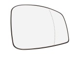 Geam oglinda exterioara cu suport fixare Renault Scenic (Jz), 05.2009-11.2016, partea Dreapta, incalzit; sticla convexa, Aftermarket