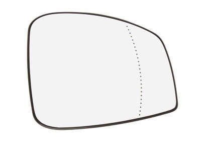 Geam oglinda exterioara cu suport fixare Renault Scenic (Jz), 05.2009-11.2016, partea Dreapta, incalzit; sticla convexa, Aftermarket foto