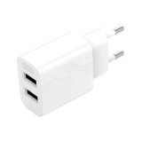 Cumpara ieftin Incarcator de retea XO, L109, 2.4 A, 2xUSB-A, cu cablu USB-C, alb