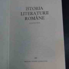 Istoria Literaturii Romane Compendiu - G. Calinescu ,540985