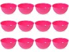 Set boluri, 12 piese, 1L, Plastic, Fucsia