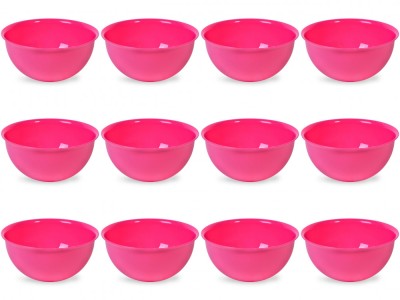 Set boluri, 12 piese, 1L, Plastic, Fucsia foto