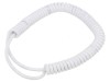 Cablu Spiralat 3x0,22mm2 PUR Alb 0,3-1,2m 300V