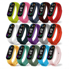 Set 15 Bratari din silicon Leelbox, pentru Xiaomi Mi Band 6 Amazfit Band 5 si Xiaomi Mi Band 5 - NOU