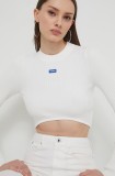 HUGO Blue pulover femei, culoarea alb, light 50514280