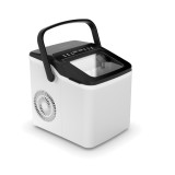 Masina de facut cuburi de gheata Tesla IM320WB1.2L, 150W, cub S/L, display LED, Alb/negru