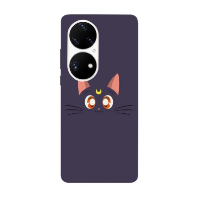 Husa compatibila cu Huawei Nova Y70 model Sailor Moon Luna, Silicon, TPU, Viceversa foto