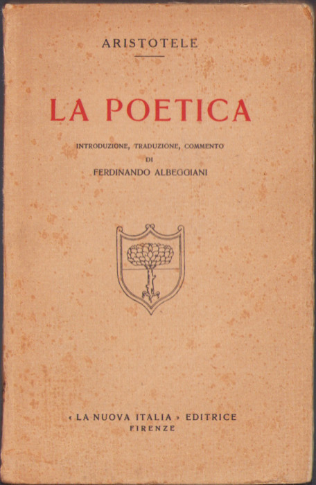 HST C6140 Aristotele La Poetica 1934