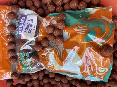 Boilies tare Squid &amp;amp; Scopex 20 mm. - Da-i cu Apa! foto
