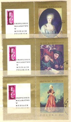 Poland 1967 Paintings, used A.96 foto