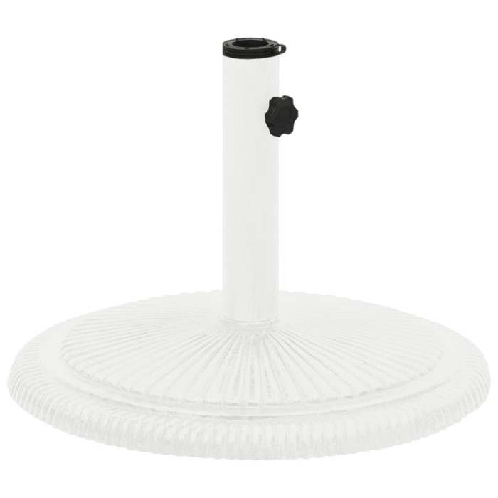 Gossi baza de umbrela, alb, 45x45x30, fonta