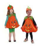 Costum carnaval Dovleac pentru copii, (3 - 4 ani) 92/104 cm