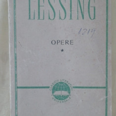 myh 712s - Lessing - Opere - volumul I - ed 1958
