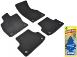 Covorase auto din mocheta Umbrella pentru Audi A3 (2012-2020) + Odorizant Auto Bradut Wunder-Baum New Car