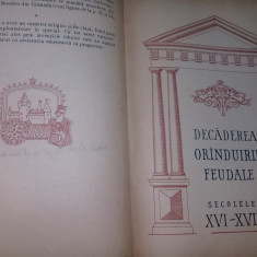 Carte veche,Istoria EVULUI MEDIU-Manual clasa a XI-a/1964/RARA,Coperti groase