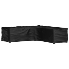 vidaXL Husă mobilier de grădină &icirc;n formă de L 16 ocheți, 285x285x70 cm 319319