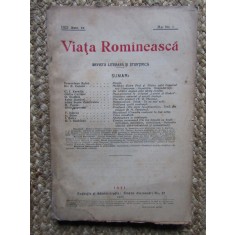 VIATA ROMANEASCA 1923 ANUL XV MAI NR 5