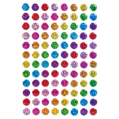Set Autocolante Emoticons, Multicolor, 84 Bucăți