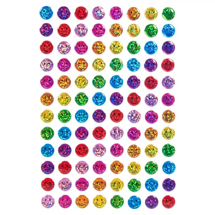 Set Autocolante Emoticons, Multicolor, 84 Bucăți