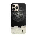 Husa compatibila cu Apple iPhone 13 model Lost in cosmos, Silicon, TPU, Viceversa, Transparent, Carcasa