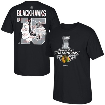 Chicago Blackhawks tricou de bărbați 2015 Stanley Cup Champions Signature - S foto