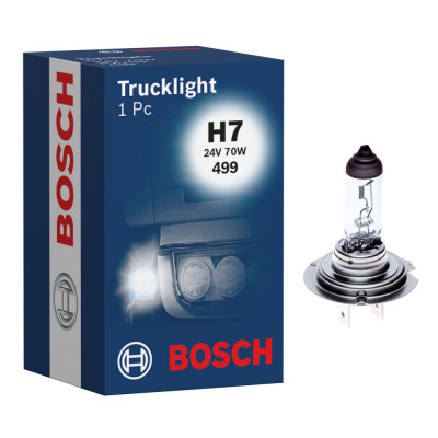 Bec Halogen Camion H7 Bosch Trucklight, 24V, 70W foto