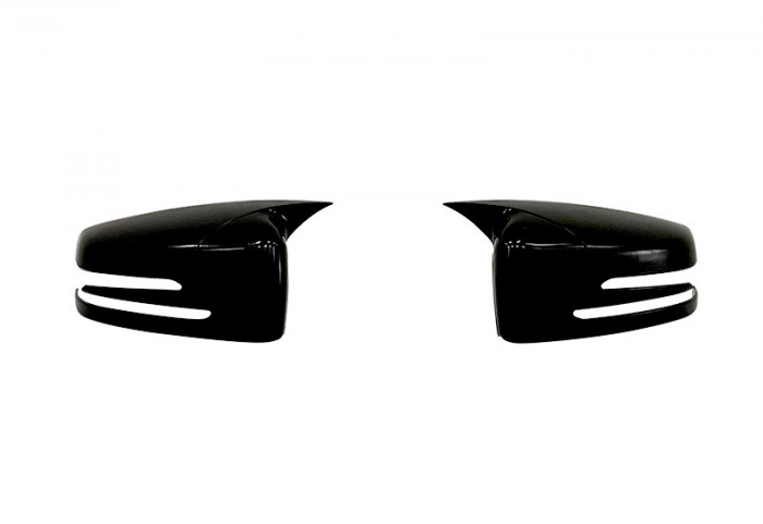 Capace oglinda tip BATMAN Mercedes Clasa GLK X204 09-15 negru lucios BAT10045