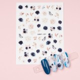 Cumpara ieftin Abtibilduri Unghii SensoPRO Milano Millenium Flowers, model HANYI-591