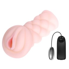 Masturbator Realist Pleasing, Multispeed, TPR, Natural, 15.3 cm