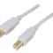 Cablu USB 2.0 A-B Aurit 1,8m Gri