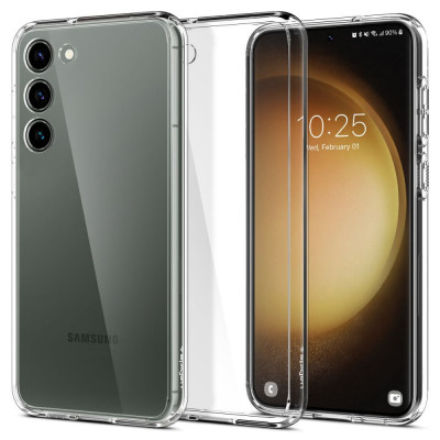 Husa Spigen Ultra Hybrid pentru Samsung Galaxy S23 Transparent foto