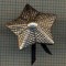 Y 1889 INSIGNA - MILITARA -INSEMN GRAD -STEA MARE -MAIOR-RSR-PENTRU COLECTIONARI