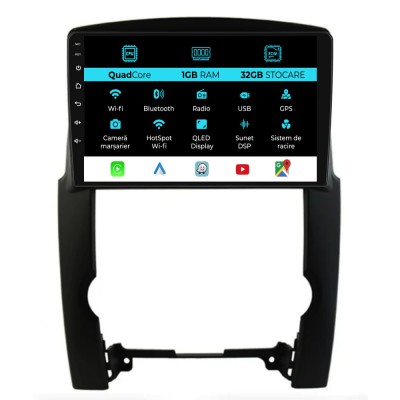 Navigatie Dedicata Kia Sorento (2009 - 2012), 9Inch, 1Gb Ram, 32Gb Stocare, Carplay foto