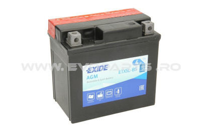 Baterie EXIDE AGM 12V 4AH (YTX5L-BS) Fara Intretinere foto