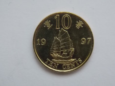 10 CENTS 1997 HONG KONG-COMEMORATIVA foto