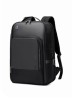 Rucsac Barbati Arctic Hunter, Laptop 15.6 inch, Impermeabil, Negru, Office/Business, USB, Troler, Poliester/Piele, 44x29x15cm