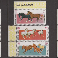 UMM AL QIWAIN 1969 FAUNA CAI ( serie dantelata ) MNH