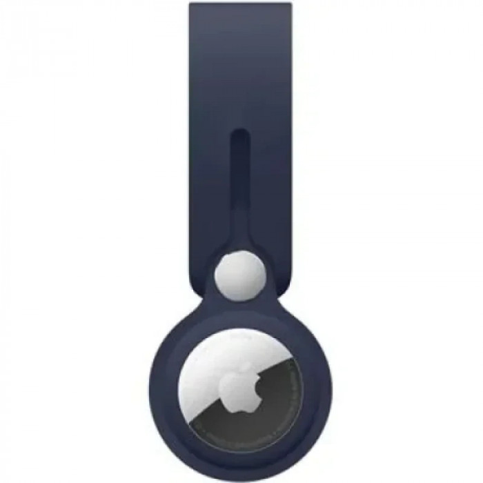 Husa Apple Loop Deep pentru AirTag MHJ03ZM/A Navy