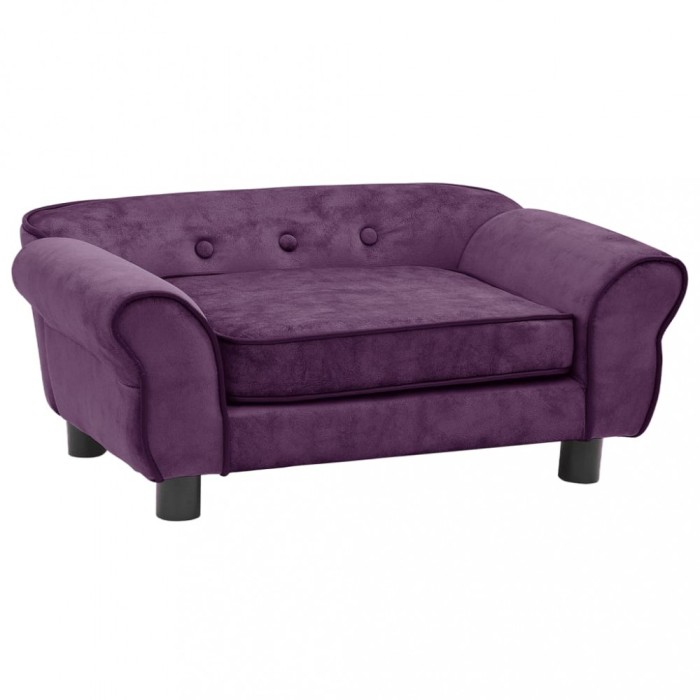 Gossi canapea pentru caini, visiniu, 72x45x30 cm, plus
