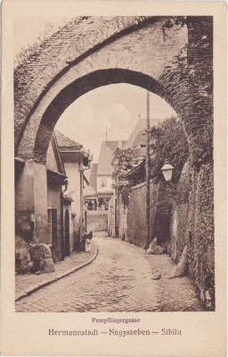 CP SIBIU Hermannstadt Pempflingergasse ND(1917) foto