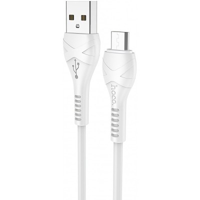 Cablu Date si Incarcare USB-A - microUSB HOCO X37, 18W, 1m, Alb foto