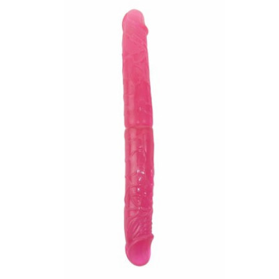 Dildo dublu - pink 37 cm foto