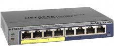 Switch NetGear GS108PE-300EUS 8 porturi x 10/100/1000 Mb/s foto