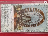 FERRIS WHELL -CHICAGO , ANII 1900 .Superba carte postala , interesanta, Circulata, Printata