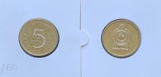 Sri Lanka 5 rupees 2011 foto