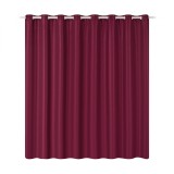Draperie opaca Stella cu inele Jemidi, 300 x 245 cm, Bordo, Poliester, 55288.13.01