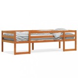 Gossi cadru de pat pentru copii maro ceruit 80x200 cm lemn masiv pin
