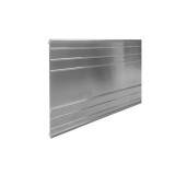 Bordură gazon - Ultra strong, aluminiu, 10 cm x 200 cm, 5 bucăţi, culoare: fără culoare